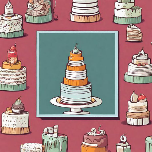 This Image shows different forms of Cake flavors around each other to show the specific meaning behind them.