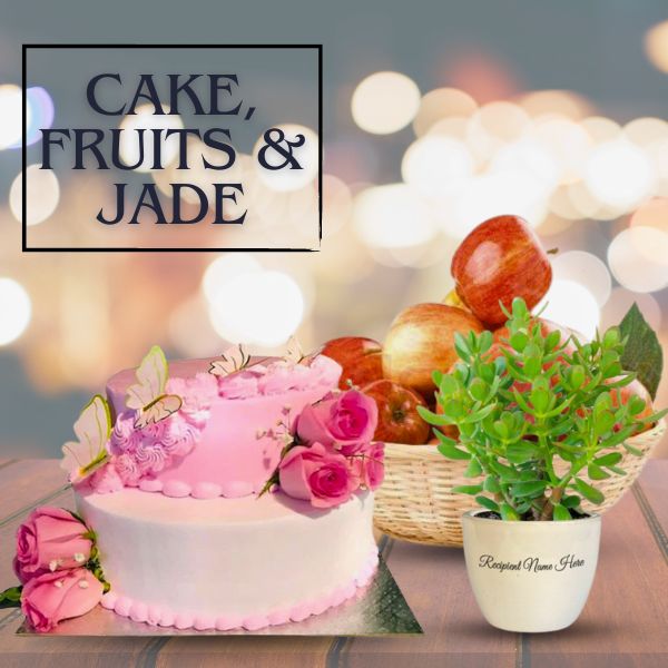 Cake, Fruit & Jade