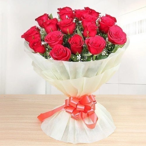 21 Red Roses Bouquet