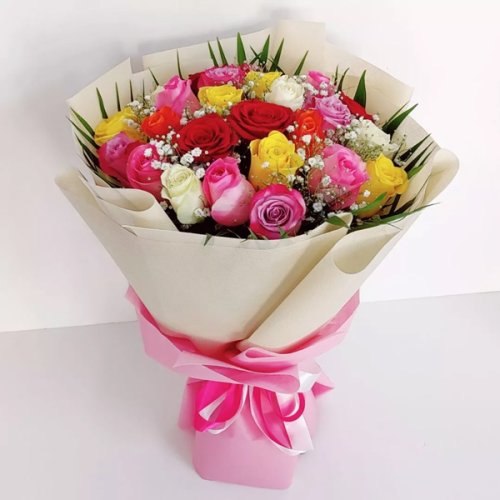 25 Mixed Roses Bouquet