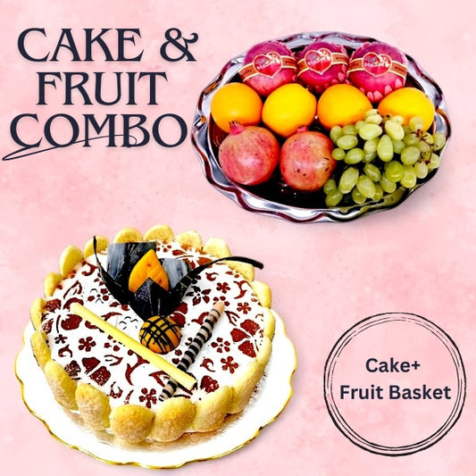 Cake & Fruit Combo