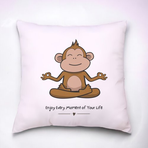 "Enjoy Every Moment" Printed Cushion