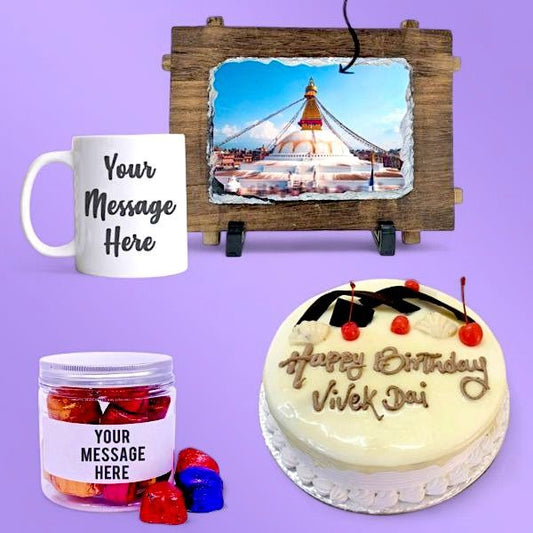 Cake with Customization Package