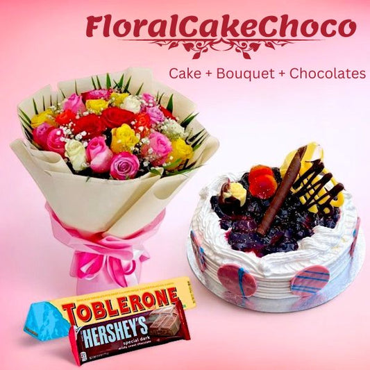 Floral Cake Choco