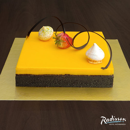 Gluten free Chocolate cake from Radisson.