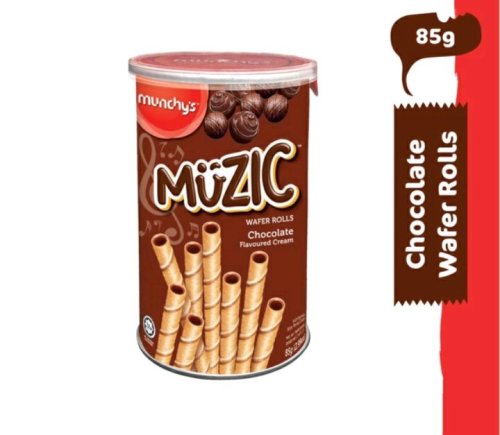 Munchy's Muzic Wafer Chocolate Flavour- 85g