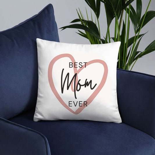 Heart Shaped Design Printed Cushion For Mother's Day