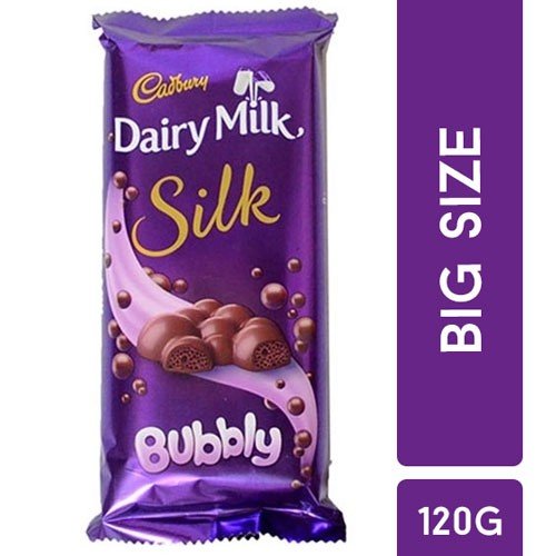Cadbury Dairy Milk Silk Bubbly 120g