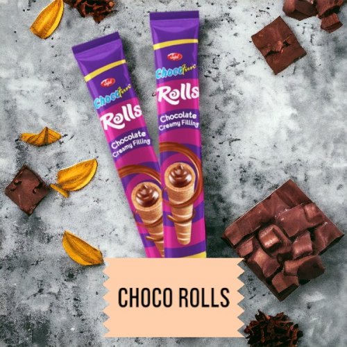 Chocofun Rolls: 40 Pieces with Chocolatey Cream Filling