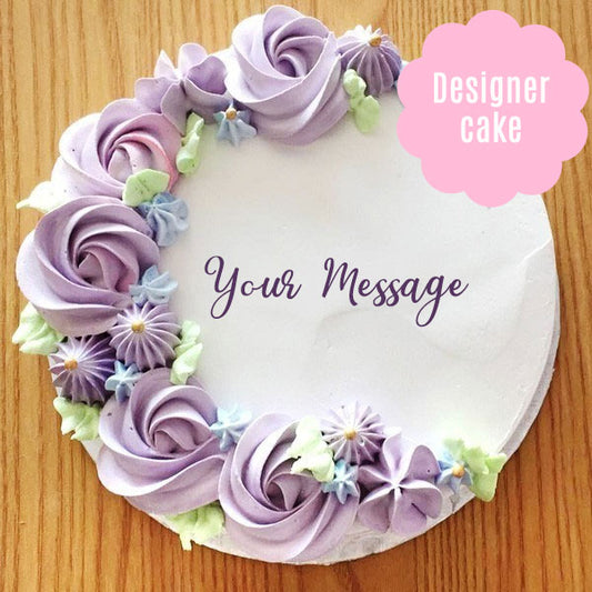 Elegant Floral Design Cake