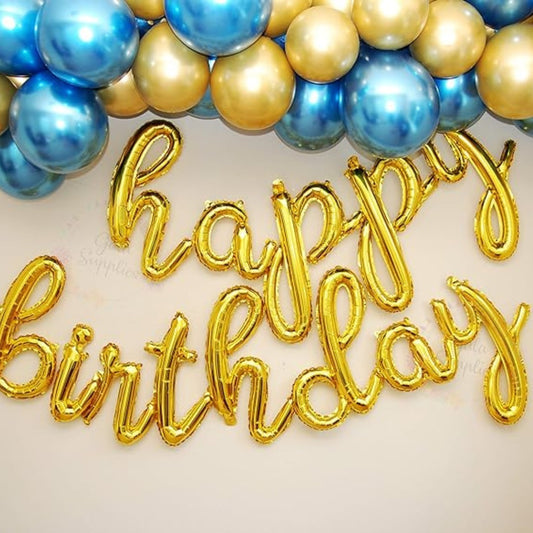 Golden Birthday Foil Balloon