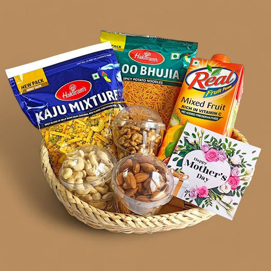 Mother's Day Exclusive Assortment of Nuts and Snacks - Flowers to Nepal - FTN