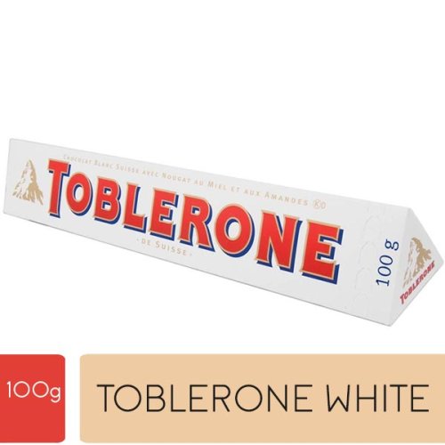 Toblerone White Swiss Chocolate 100g